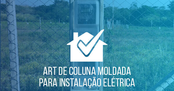 ART de Coluna Moldada para Instalação Elétrica