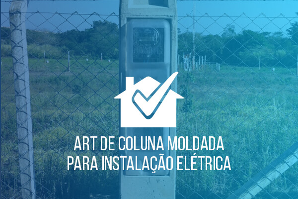 ART de Coluna Moldada para Instalação Elétrica